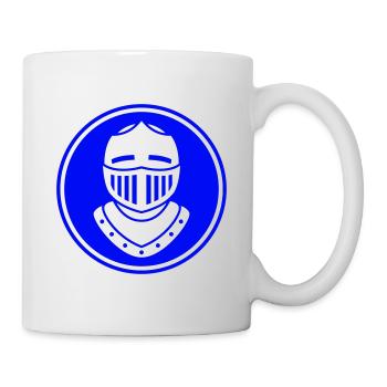 Ritter Helm - Tasse - Weiß - Rechts