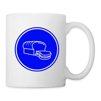 Bread icon symbol - Mug - white - Right