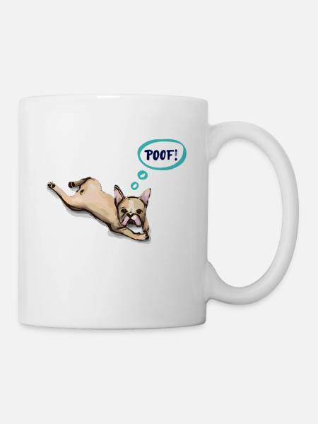 Poof - Tasse - Weiß