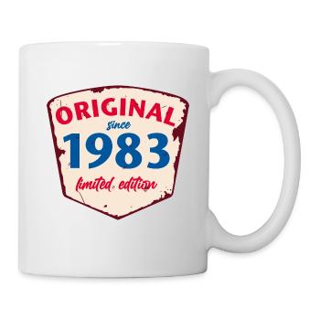 1983 Blechschild - limeted edition - Vintage - Mug - white - Right