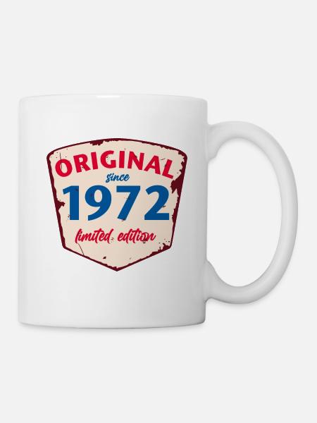 1972 Blechschild - édition citronnée - Millésime - Mug blanc - blanc