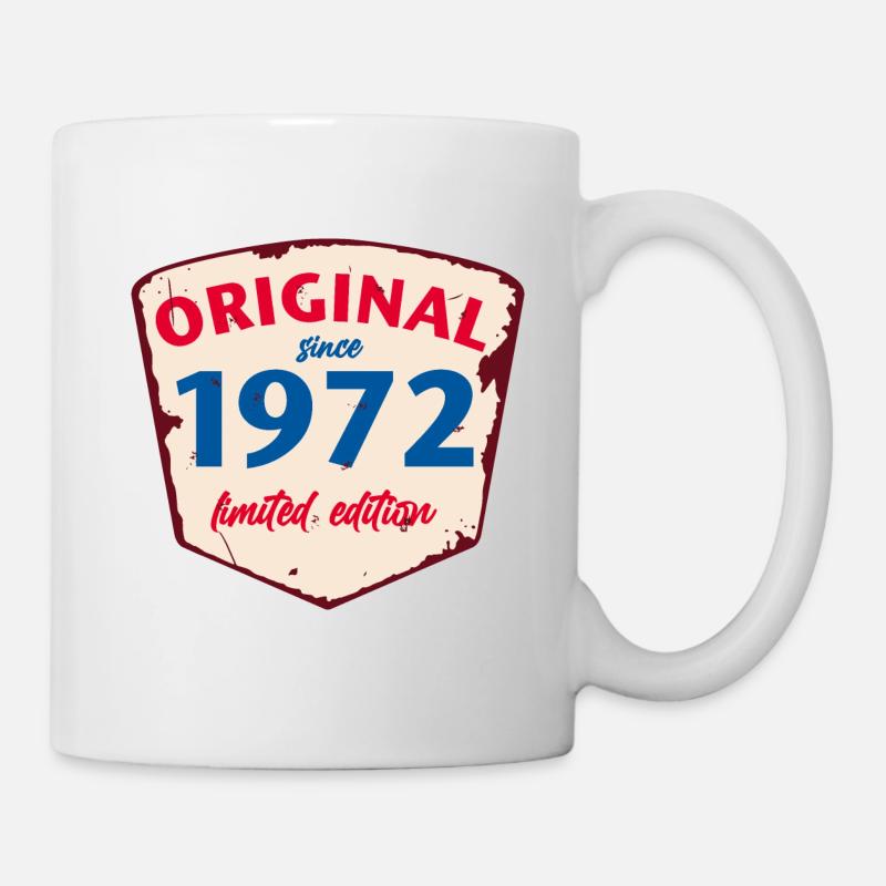 1972 Blechschild - édition citronnée - Millésime - Mug blanc - blanc