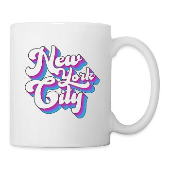 New Yotk City Retro Design - Mug - white - Right