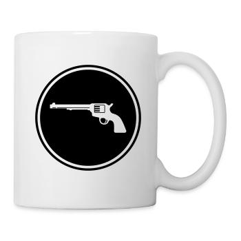 weapon pistol - Mug - white - Right