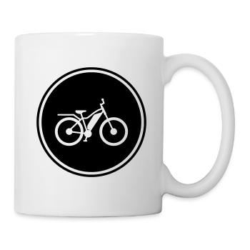 ebike fahrrad - Tasse - Weiß - Rechts