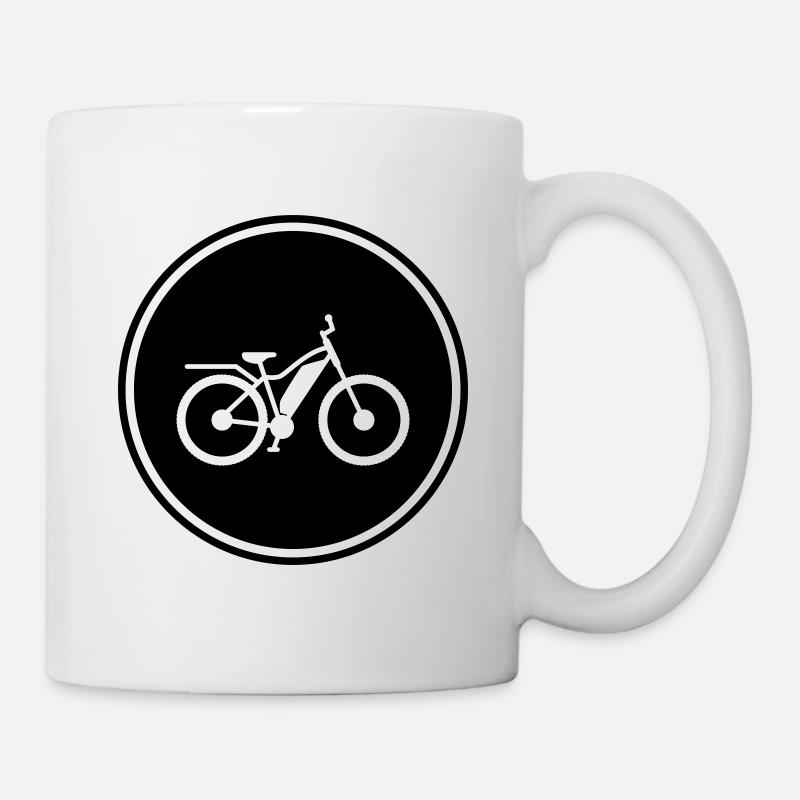 vélo électrique - Mug blanc - blanc