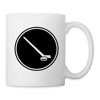 icehockey symbol icon - Tasse - Weiß - Rechts