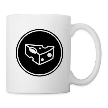 Symbole du fromage - Mug blanc - blanc - Droite
