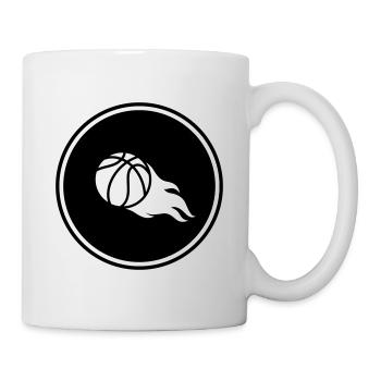 Basketball flame - Mug - white - Right