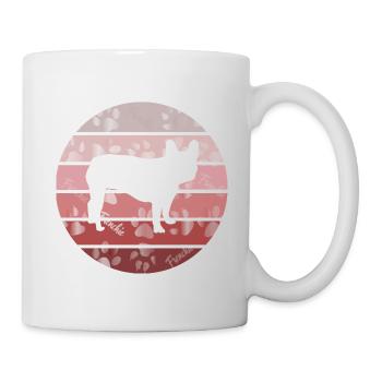 Frenchie, Chiens, Bully, Français Bulldog - Mug blanc - blanc - Droite