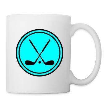 Golf symbol - Tasse - Weiß - Rechts