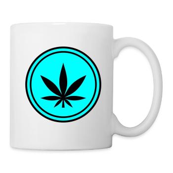 Hemp Leaf Icon - Mug - white - Right
