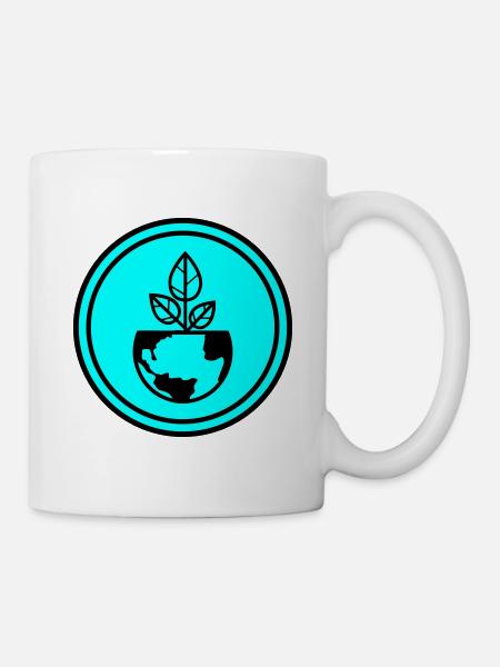 Planet Erde - Tasse - Weiß