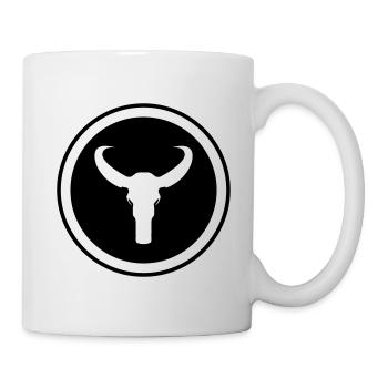 Bulle Skelett - Tasse - Weiß - Rechts