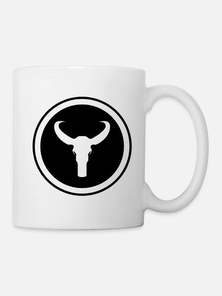 Bulle Skelett - Tasse - Weiß