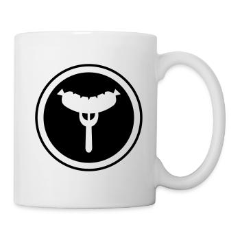 Sausage fork - Mug - white - Right