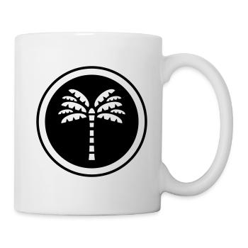 Palm Tree Symbol - Tasse - Weiß - Rechts