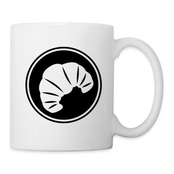 Icône croissant - Mug blanc - blanc - Droite