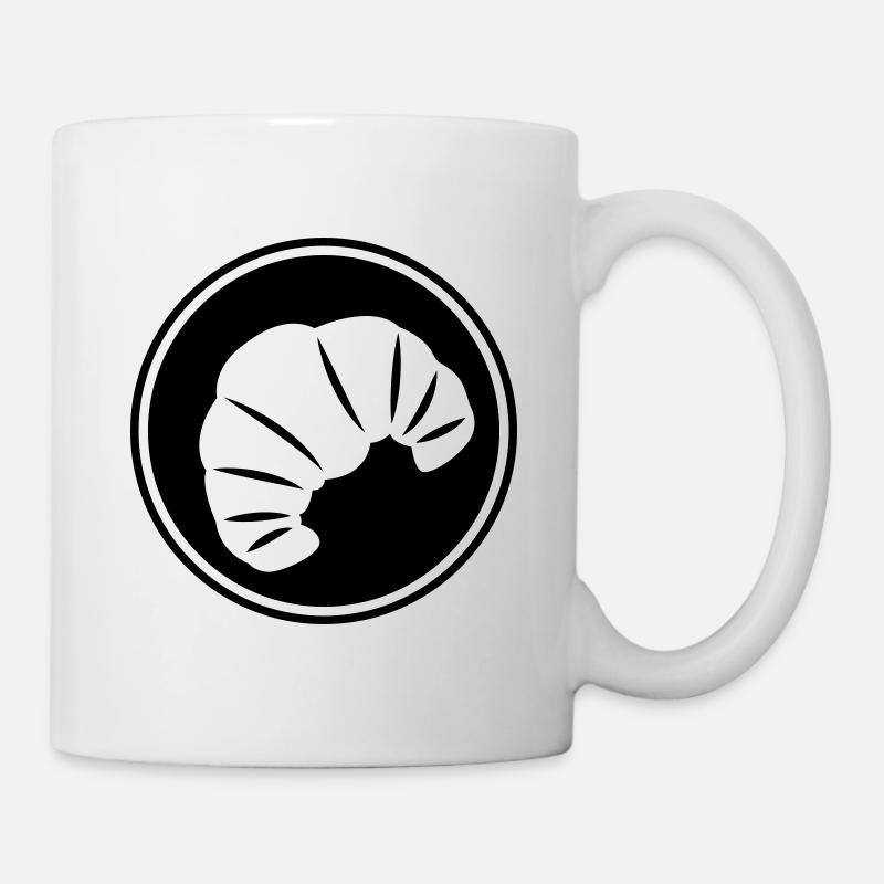 Croissant Symbol - Tasse - Weiß
