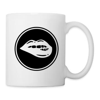 Lippen symbol - Tasse - Weiß - Rechts