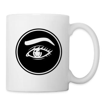 Symbole de l’œil - Mug blanc - blanc - Droite