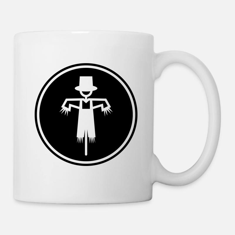 Vogelscheuche - Tasse - Weiß