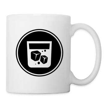 Whisky Icon - Tasse - Weiß - Rechts