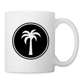 symbole de la paume - Mug blanc - blanc - Droite