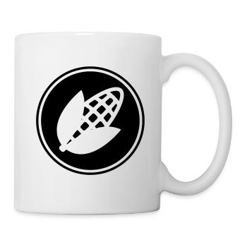 Symbole du maïs - Mug blanc - blanc - Droite