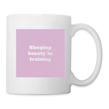 Sleeping beauty in training - Mug blanc - blanc - Droite