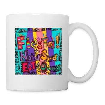 fiesta du sud est nord ouest - Mug blanc - blanc - Droite
