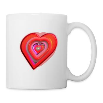Das Herz der rast - Tasse - Weiß - Rechts