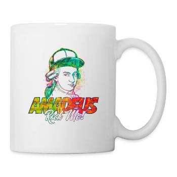 Amadeus Rock Me | Wolfgang Amadeus Mozart Klassik - Tasse - Weiß - Rechts