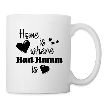 Zuhause in Bad Hamm - Home is where Bad Hamm is - Tasse - Weiß - Rechts