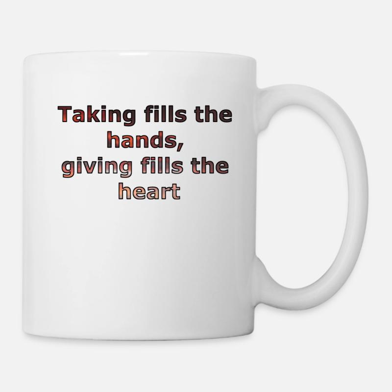 Tiefgründiger Spruch - Tasse - Weiß