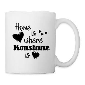 Zuhause in Konstanz - Home is where Konstanz is - Tasse - Weiß - Rechts