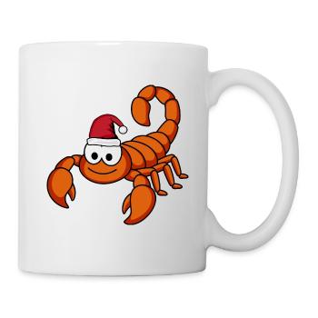 Noël comique du Scorpion - Mug blanc - blanc - Droite