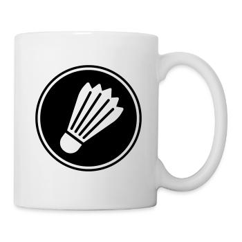 badminton - Mug blanc - blanc - Droite
