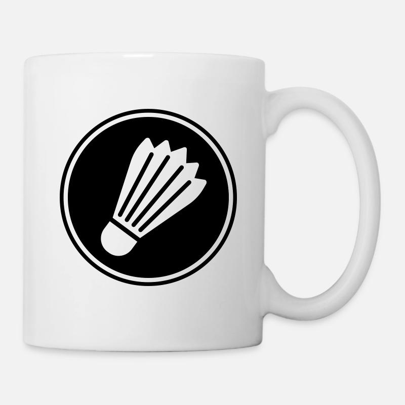 badminton - Tasse - Weiß