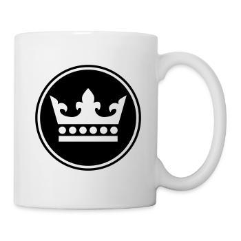Krone Silhouette - Mug - white - Right