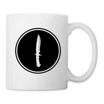 Messer icon - Tasse - Weiß - Rechts