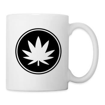 Hemp Leaf Icon - Mug - white - Right
