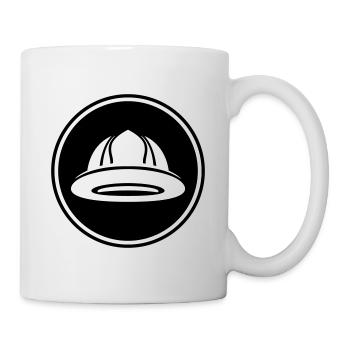 Firefighter's helmet - Mug - white - Right