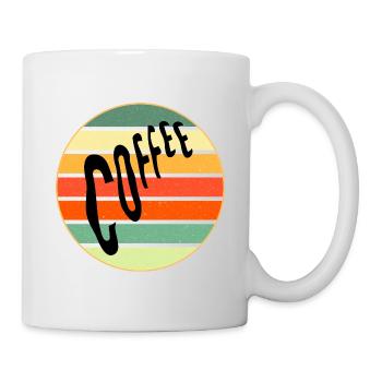 Coffee Retro Sunset - Mug - white - Right