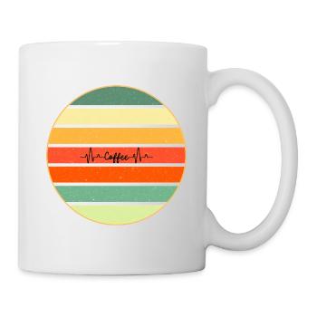 Coffee Retro Sunset - Mug - white - Right