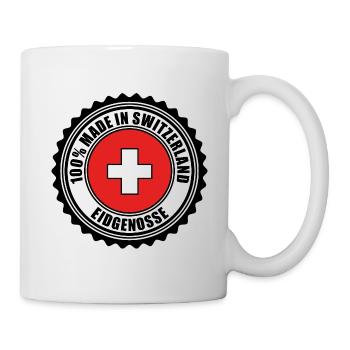 Schweiz - Tasse - Weiß - Rechts