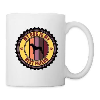 Dog - Tasse - Weiß - Rechts