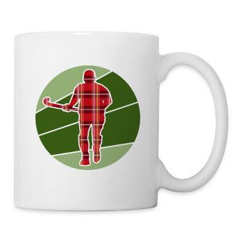 Hockey sur gazon Joueur de hockey Terrain de hockey - Mug blanc - blanc - Droite