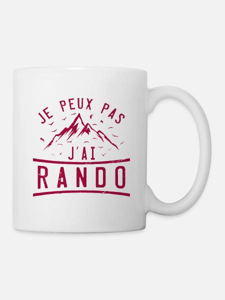 J'peux pas j'ai rando | sport randonnée - Mug blanc - blanc