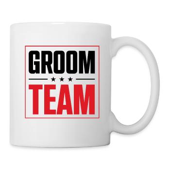 Groom Team - Tasse - Weiß - Rechts